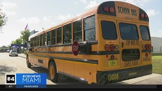 MiamiDade using cameras to catch drivers who illegally pass stopped school buses [upl. by Tayler]