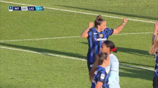 Inter  Lazio 10  Robustellini decide il match all’Arena Civica  SerieAfemminile eBay [upl. by Risan]