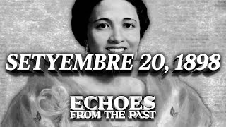 SETYEMBRE 20 1898  ISINILANG SI JOSEFA LLANES ESCODA  ECHOES FROM THE PAST [upl. by Darreg636]