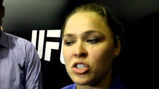 Rousey Rousey says that losing is like dying [upl. by Annawyt]