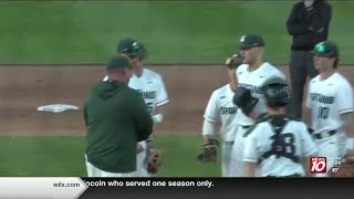 HIGHLIGHTS MSU baseball falls 100 to Central Michigan [upl. by Nennerb246]