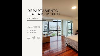 DEPARTAMENTO AMOBLADO EN ALQUILER  SAN ISIDRO [upl. by Eastman827]