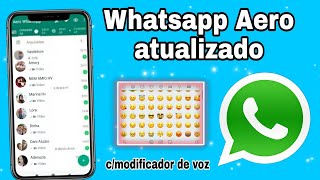 WHATSAPP AERO 🔥ATUALIZADO 2021 [upl. by Cord]