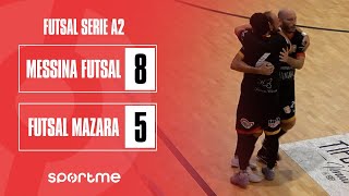 Futsal Serie A2  Messina Futsal vs Futsal Mazara [upl. by Nitsreik]