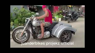 Harley Davidson 1700cc classic freewheeler series conversion setup [upl. by Amero]