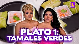 El Gran Chef Famosos PROGRAMA 8 de febrero  Plato uno Tamales verdes  LATINA EN VIVO [upl. by Carlye]