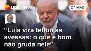 Lula chega ao 1º de Maio como protótipo de teflon às avessas o que é bom não gruda nele diz Josias [upl. by Krissie831]