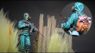 Postapocalyptic Chernobyl  135 Scale Diorama [upl. by Crawley512]