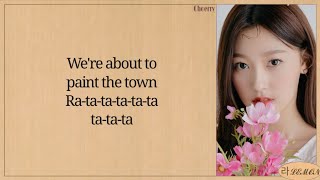 LOONA  PTT Paint The Town Easy Lyrics [upl. by Yi]