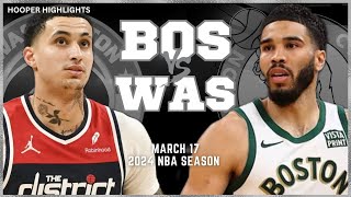 Boston Celtics vs Washington Wizards Full Game Highlights  Mar 17  2024 NBA Season [upl. by Healy672]