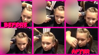 Xackery Donate Her Hair For Cancer Kids [upl. by Nacul]