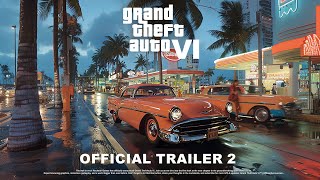 Grand Theft Auto VI  Official Trailer 2 JUST ONE WEEK [upl. by Townie178]