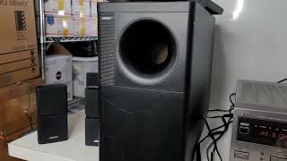 Bose Acoustimass 10 Series II 5 Double Cube Speaker System amp Subwoofer See Video [upl. by Retseh]