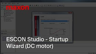 ESCON Studio  StartupWizard DC motor [upl. by Braden]