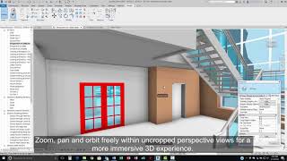 Revit 2019 Uncropped Perspective Views [upl. by Llertnov]