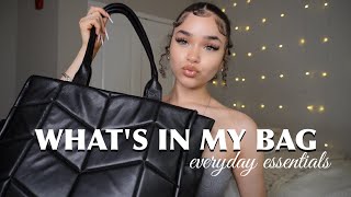 WHATS IN MY EVERYDAY BAG  essentials you need in ur purse [upl. by Ahsilrak]