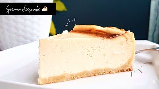 German Cheesecake basic recipe 🍰 [upl. by Enilamme]