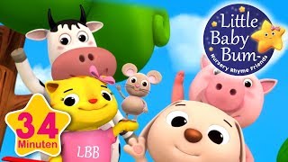 Tierlieder  Und noch viele weitere Kinderlieder  von LittleBabyBum [upl. by Millford]