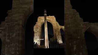 Qutub Minar Tallest minaret in the world The Qutub Minar qutubminardelhi [upl. by Ailemap]