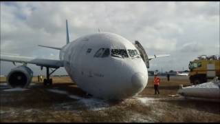 Sterna Airbus A300F PRSTN salida de pista Recife Guararapes [upl. by Ariel842]