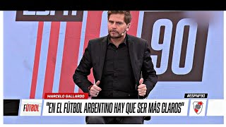 Debate caliente en F90  Gallardo muy crítico con el fútbol Argentino [upl. by Aratahs]