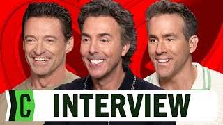 Deadpool amp Wolverine Interview Ryan Reynolds Hugh Jackman amp Shawn Levy [upl. by Akinad]