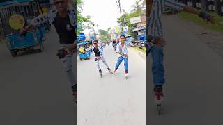 Skating Masti 🤩👻debrajskater skating skatingvideos masti shorts [upl. by Deirdra]