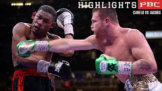 Canelo battles Brooklyns Danny Jacobs HIGHLIGHTS  CaneloMunguia [upl. by Ecirtel672]