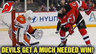 NJ Devils With A Much NEEDED Win against Anaheim Ducks  Nico Hischier Leading The League In Goals [upl. by Adnelg]