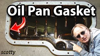 How to Replace a Leaking Oil Pan Gasket in Your Car [upl. by Kemme]