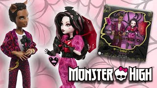 💖UNBOXING💖 Draculaura and Clawd Monster High Howliday Love Edition Doll Set [upl. by Savory]