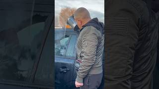 How To Defrost Frozen Car doors 😯 [upl. by Atirehs]