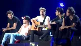 Zayn talks  Little Things  One Direction Rio 8514 [upl. by Mandal76]