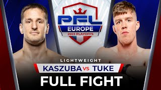 Jakub Kaszuba vs Dylan Tuke  PFL Paris [upl. by Lleret]