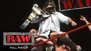 FULL MATCH  The Rock vs Mankind – WWE Championship Match Raw Jan 4 1999 [upl. by Naus834]