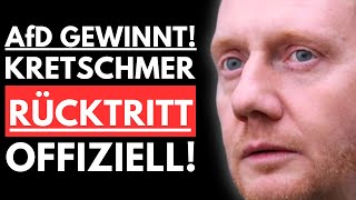 🚨PAUKENSCHLAG KRETSCHMER TRITT ZURÜCK AfD ÜBERNIMMT REGIERUNG IN SACHSEN🚨 [upl. by Anatole]