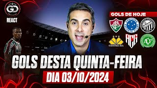 ⚽️ TODOS OS GOLS DESTA QUINTA 03102024 GOLS DE HOJE GOLS DO DIA GOLS DA COPA DO BRASIL REACT [upl. by Axe976]