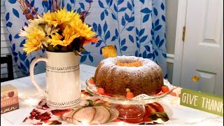 Best Fall Bundt Cake Recipe 🍂🍁 [upl. by Hinch]