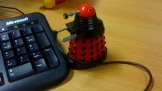 desktop patrol dalek falls off desk [upl. by Kopple808]