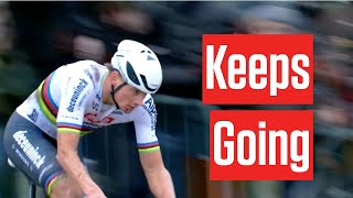 Mathieu Van Der Poel BLASTS To 9th Straight Win In Koksijde [upl. by Newbold]