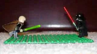 Lego Star Wars Luke vs Darth Vader [upl. by Anivek7]