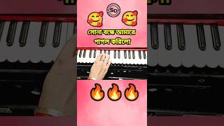 সোনা বন্দে আমারে পাগল করিলো  Sona Bondhe Amare  Harmonium Cover  shorts song music viral [upl. by Skill833]