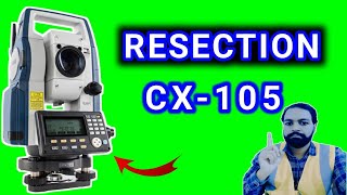 how to resection sokkia cx105 in urdu hindi [upl. by Bodwell]