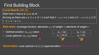 FOCS 2024 3C Deterministic Algorithm and Faster Algorithm for Submodular Maximization [upl. by Lavena]