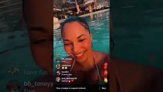 Ashanti live from the pool in Dubai [upl. by Je]