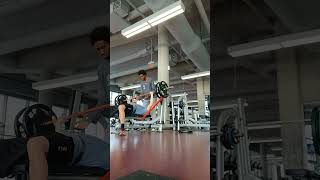 225 bench press with 3 heavy bands 2024 motivation gymexercise benchpress trainhard [upl. by Okiruy]