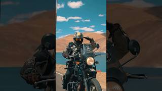 World highest motorable pass road ladakh youtubeshorts ladakh leh motovlog rider shorts [upl. by Asilehs]