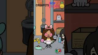 Toca Boca Secret Crumpets shorts tocaboca tocalifeworld tocalife [upl. by Dich333]