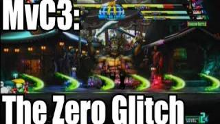 MvC3 The Zero Glitch  ゼロのバグ [upl. by Nedyrb]