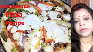 Pizza Recipe  Homemade Testy Pizza Recipe in Pan  Pizza Recipe Without Microwave Oven [upl. by Asilec433]